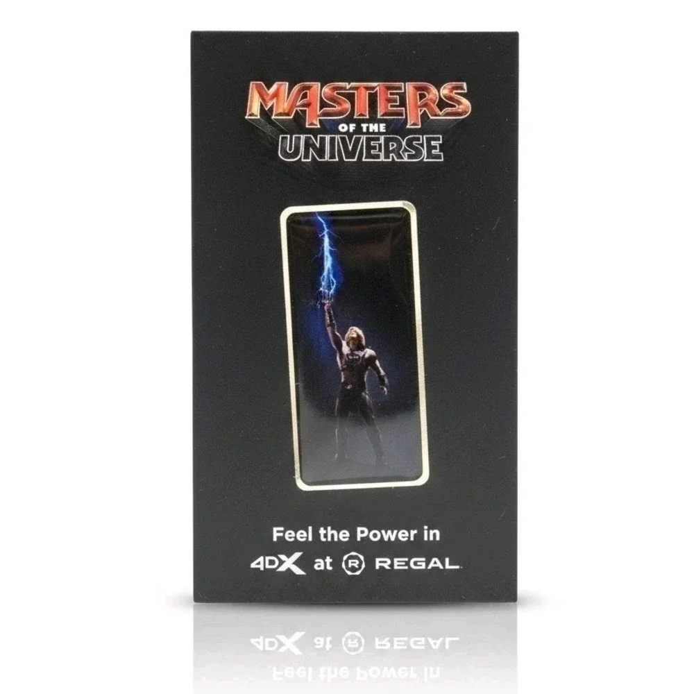 MASTERS OF THE UNIVERSE He-Man Pin Regal 4DX Promo 2026 Movie Collectible Enamel